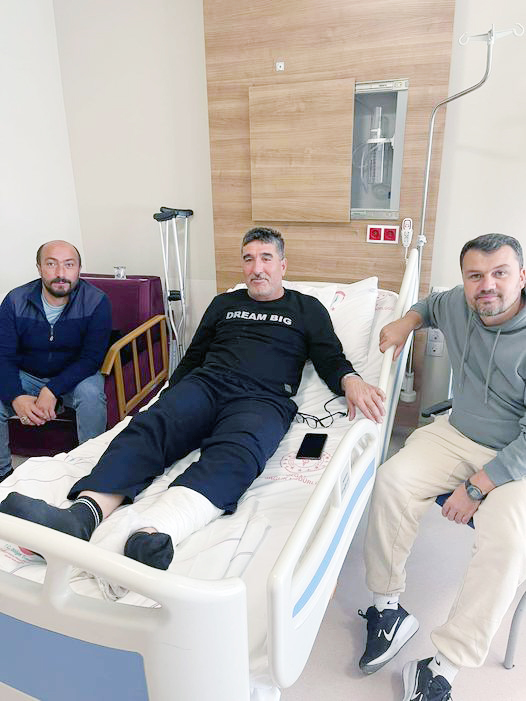 Yozgatlı antrenör trafik kazası yaptı! 
