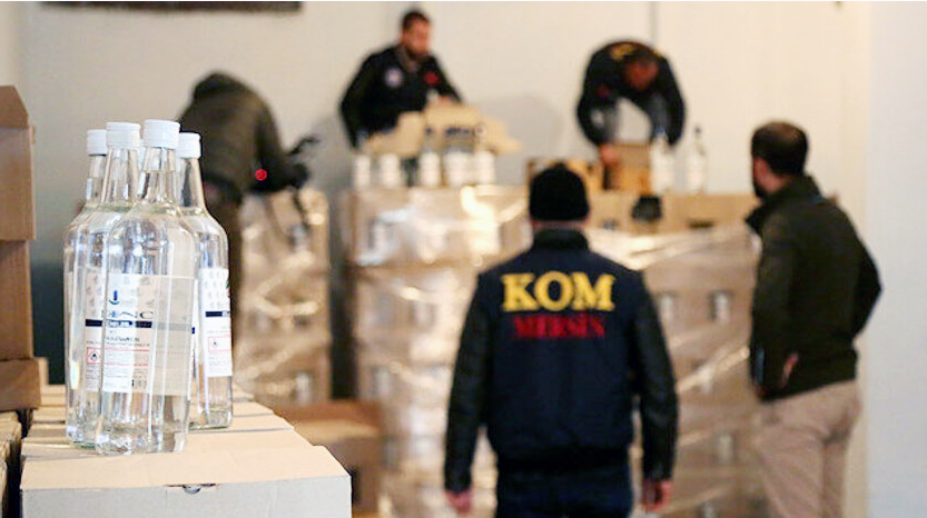 Yozgat’ta sahte alkol üretip satan bir kişi yakalandı