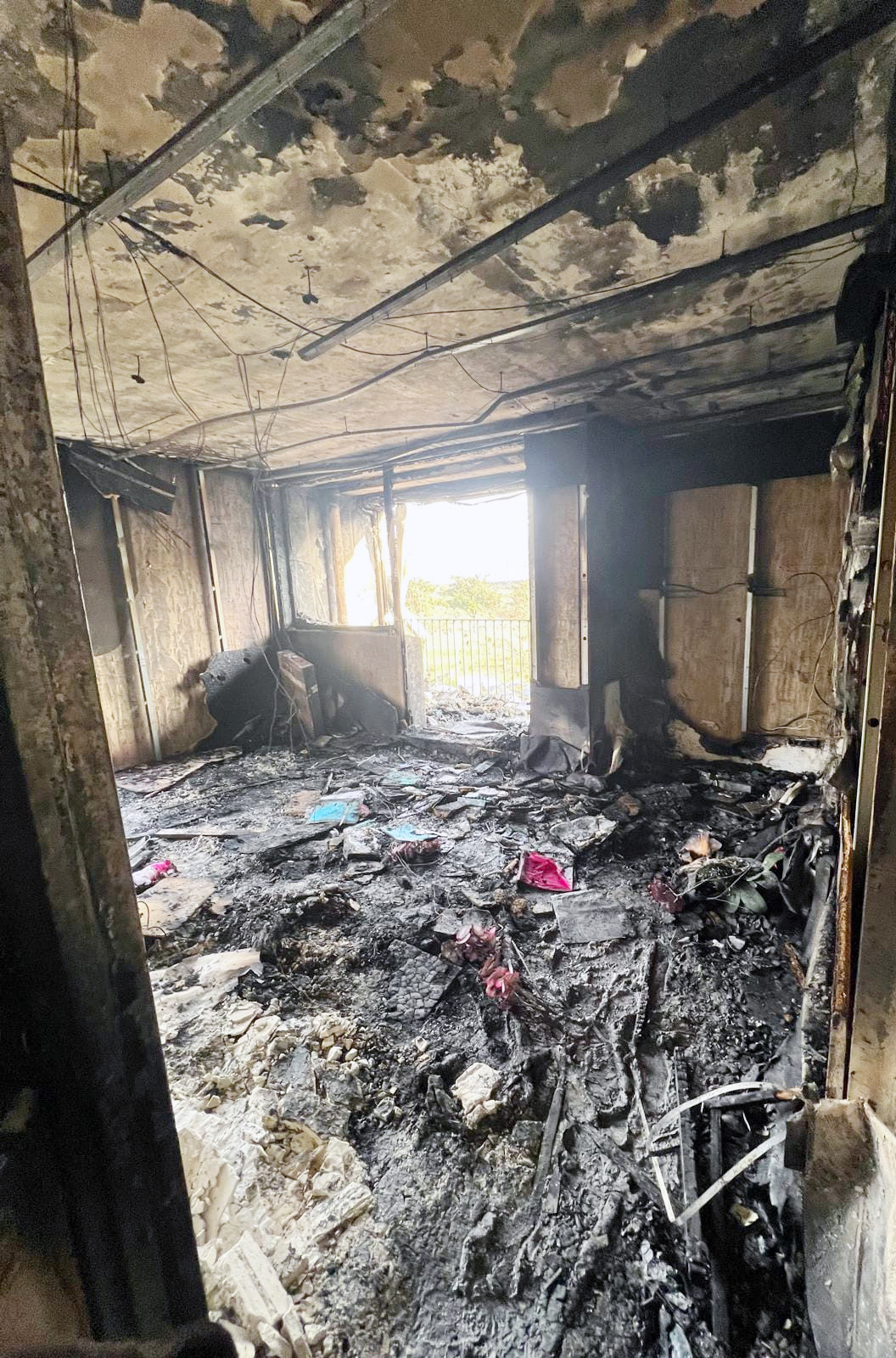 Yozgatlı ailenin evi küle döndü
