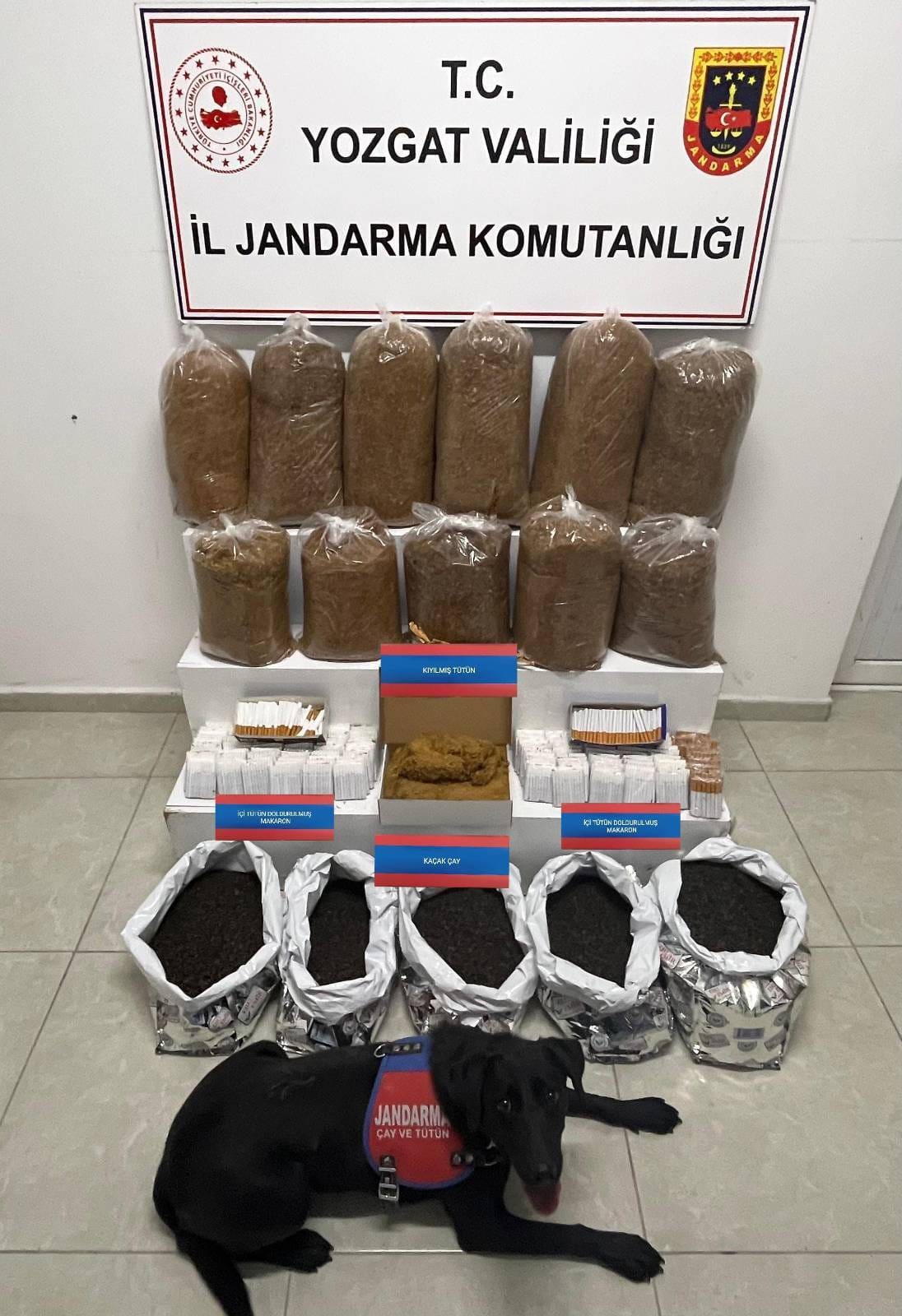 Yozgat'ta çay operasyonu! Jandarma ele geçirdi!