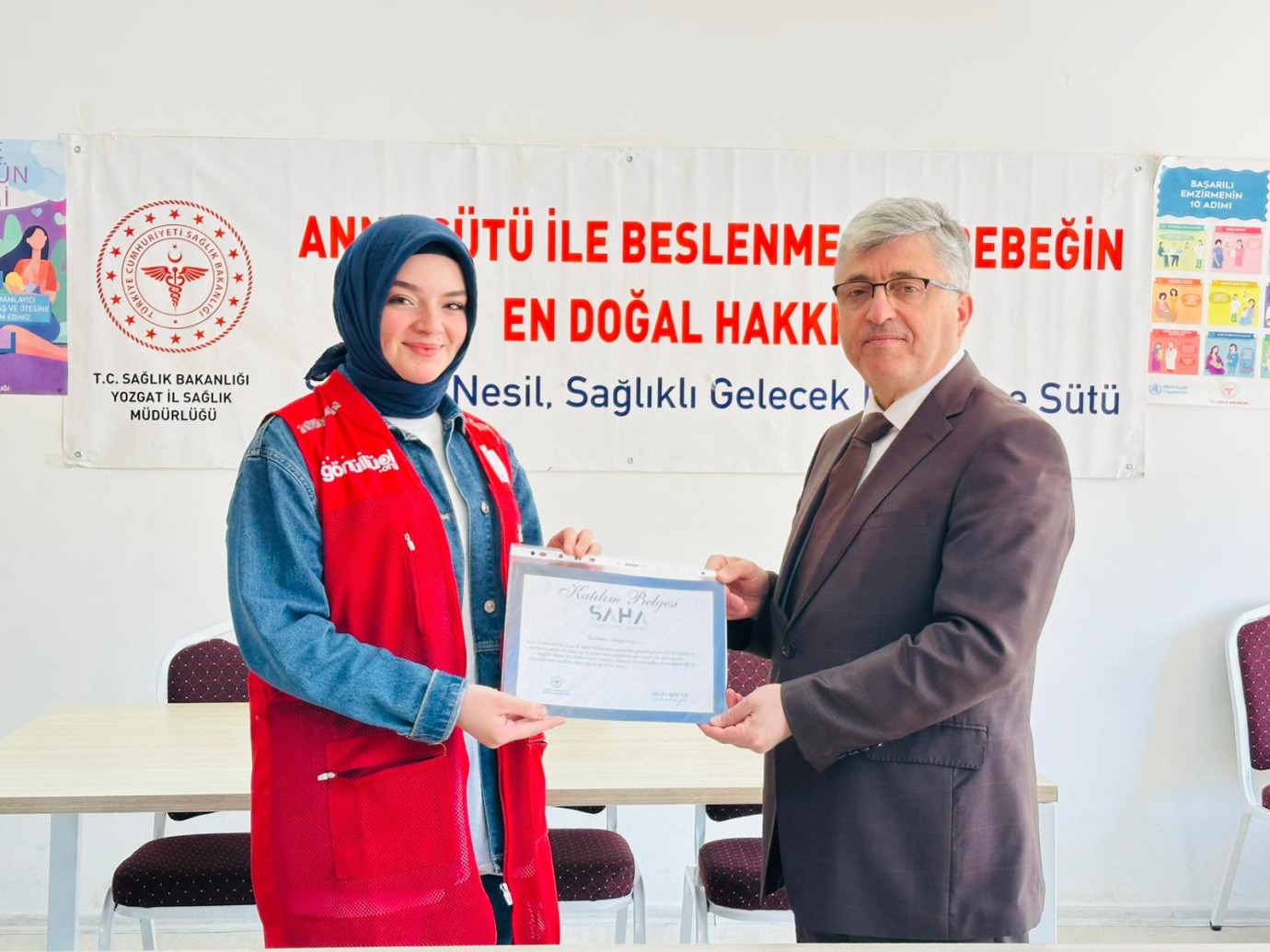   İl Sağlık Müdürlüğü’nden Gönüllülere Sertifikalı Eğitim 