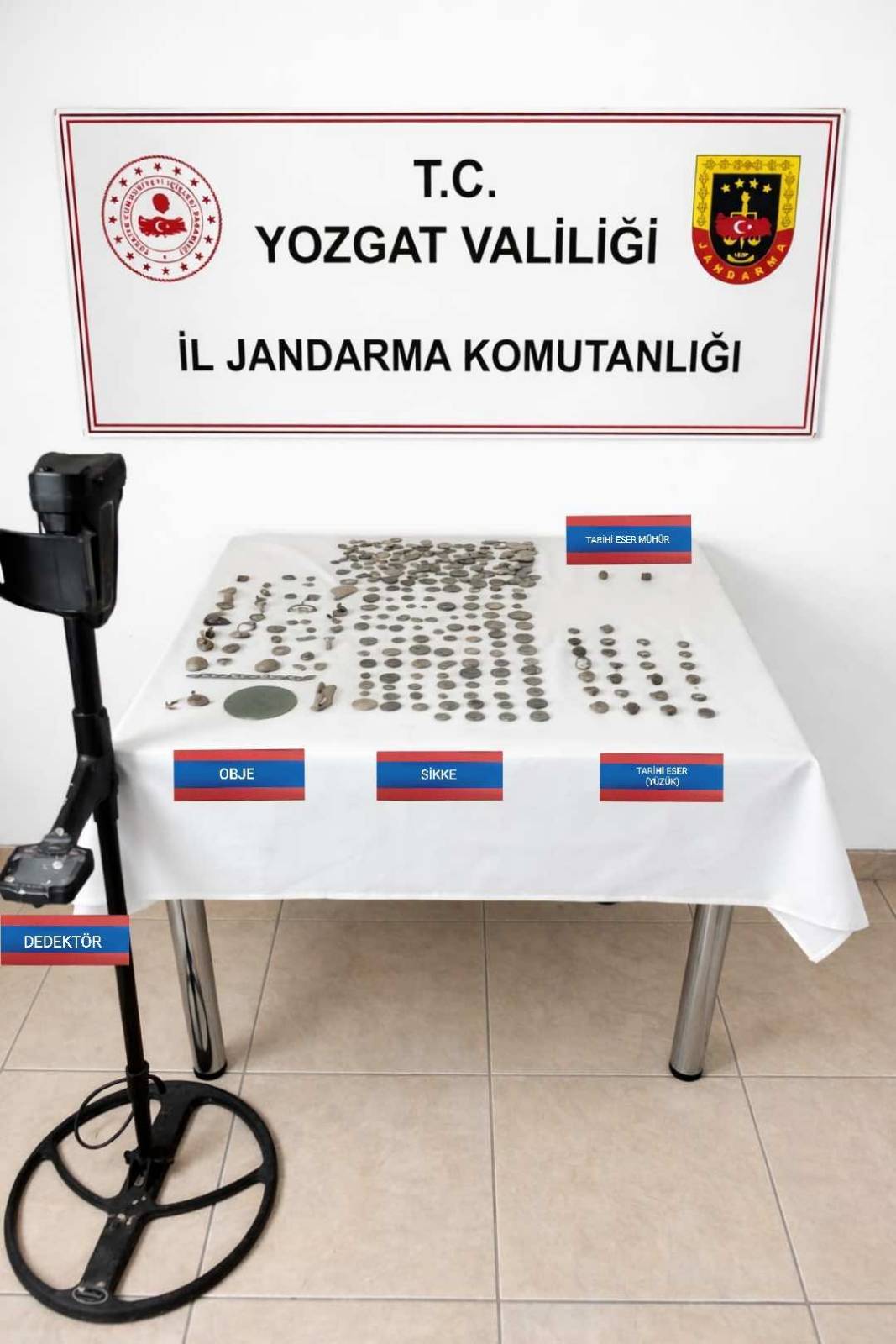 Yerköy’de tarihi eser operasyonu
