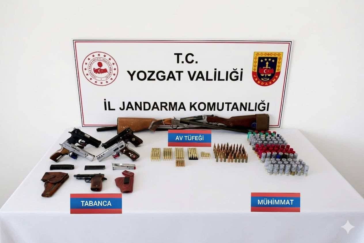 Silah ve mühimmat ele geçirildi