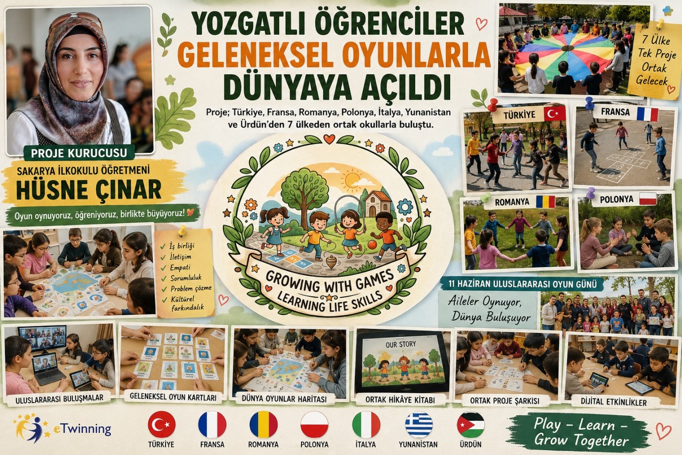 Geleneksel oyunlar eTwinning projesiyle sınırları aştı