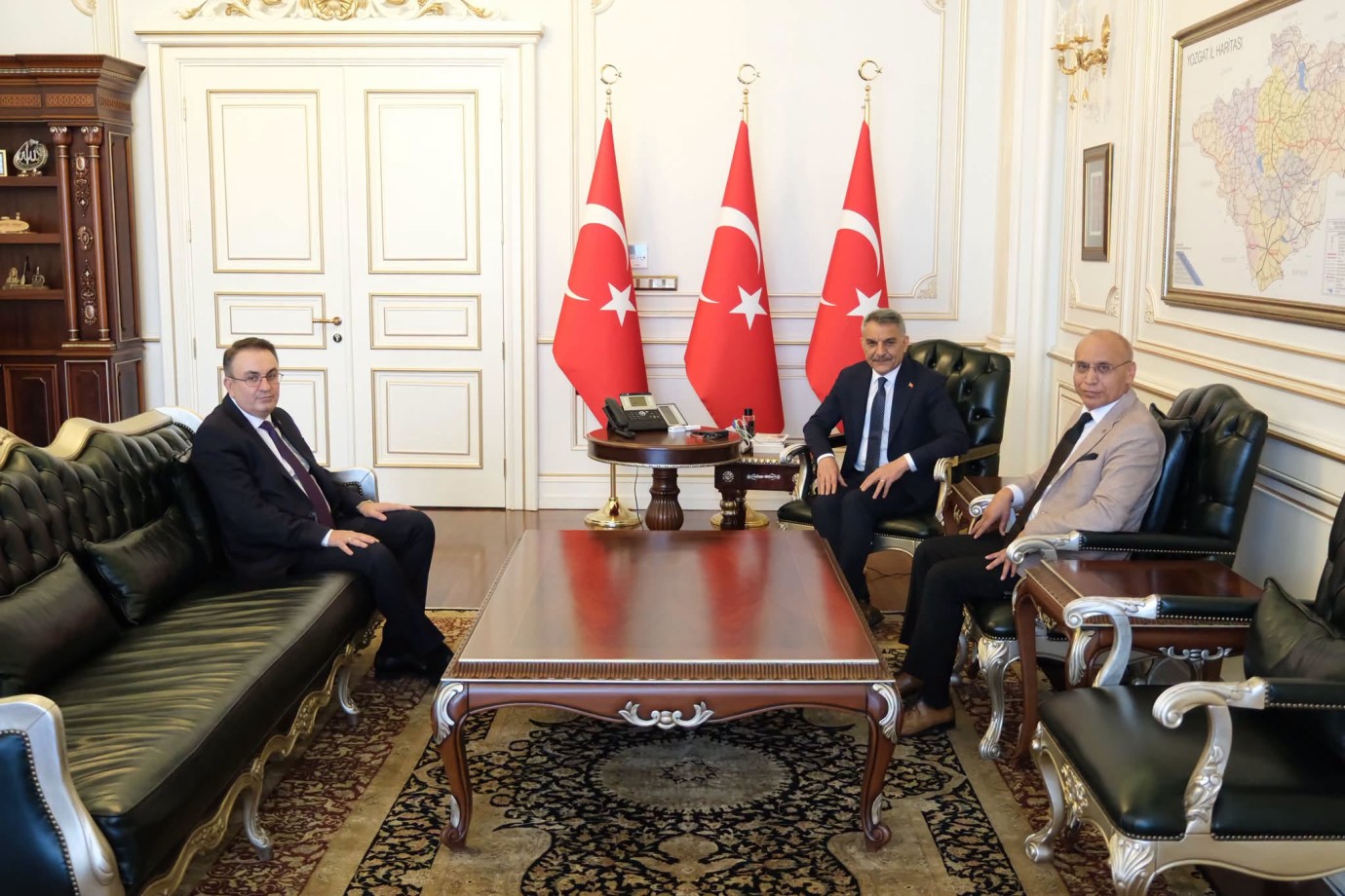 Kaya ve Koyunbaşoğlu’ndan Vali Özkan’a ziyaret