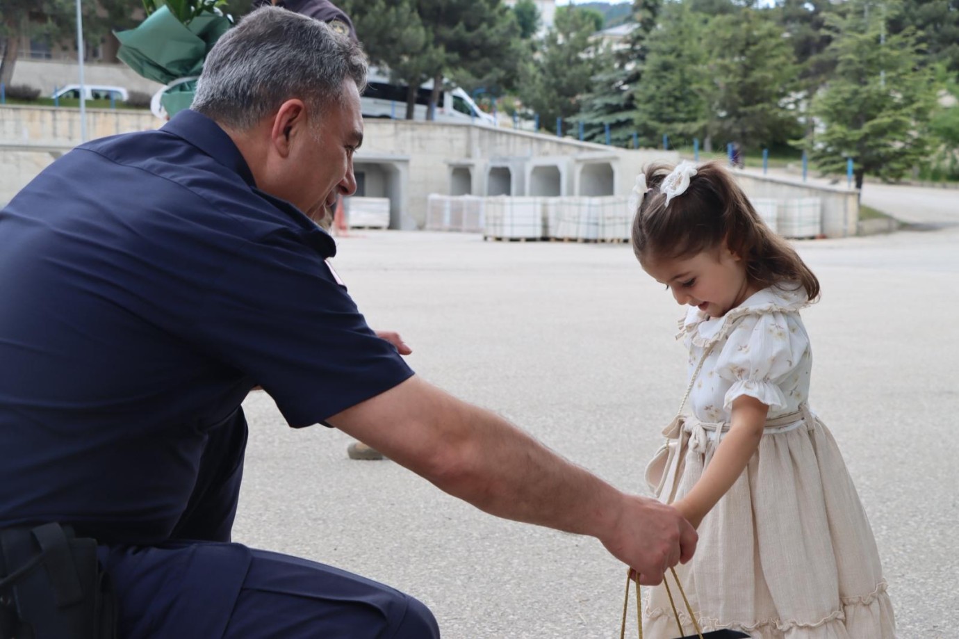 Minik Aybüke’den vefa ziyareti