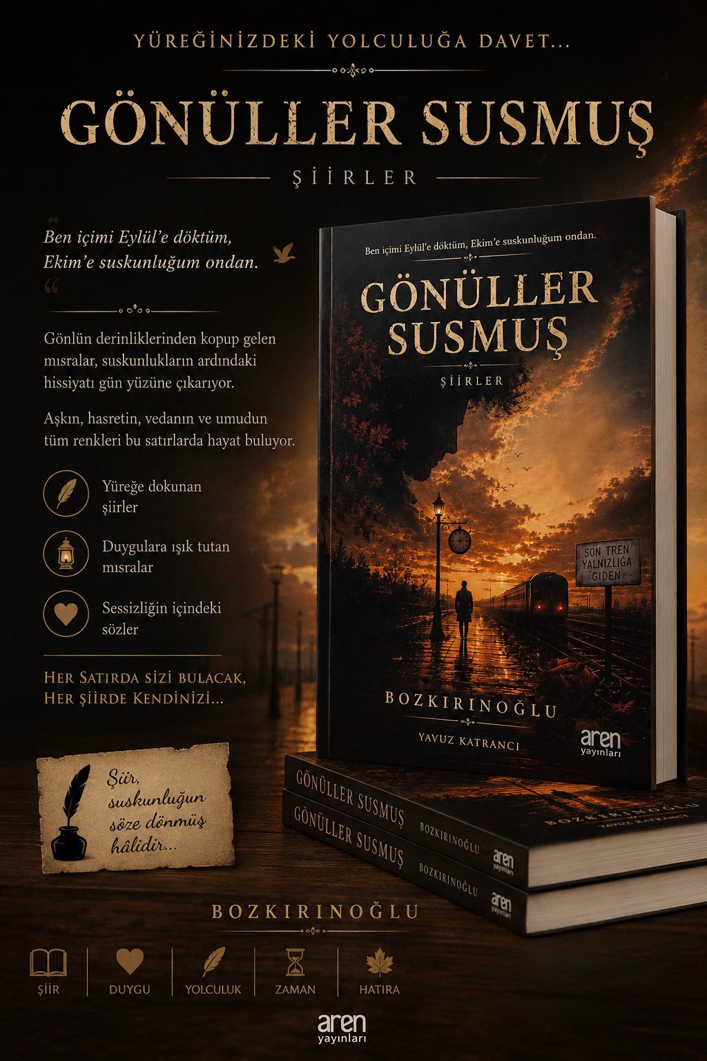 Bozkırın duyguları sayfalara taşındı
