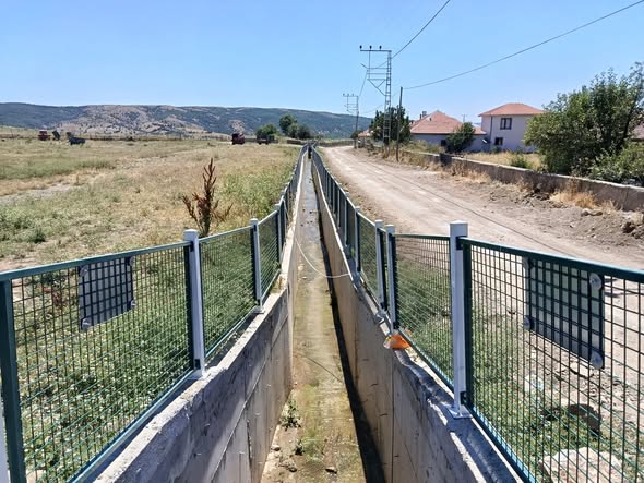 Çamsaray köyü taşkın kontrol tesisi tamamlandı