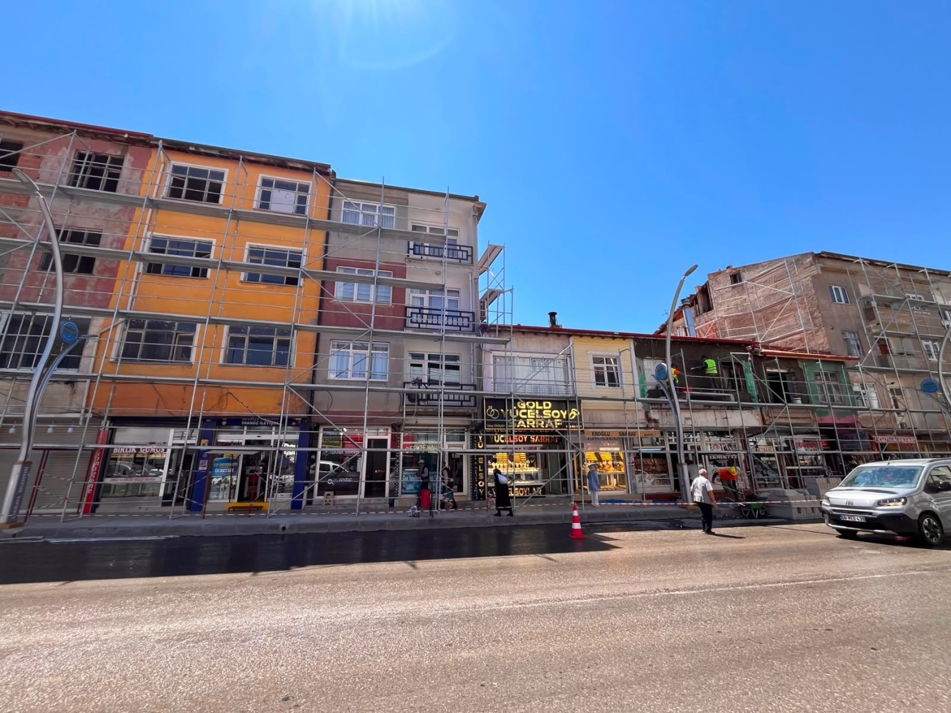 Roma Hamamı'nın izleri caddeye taşınacak