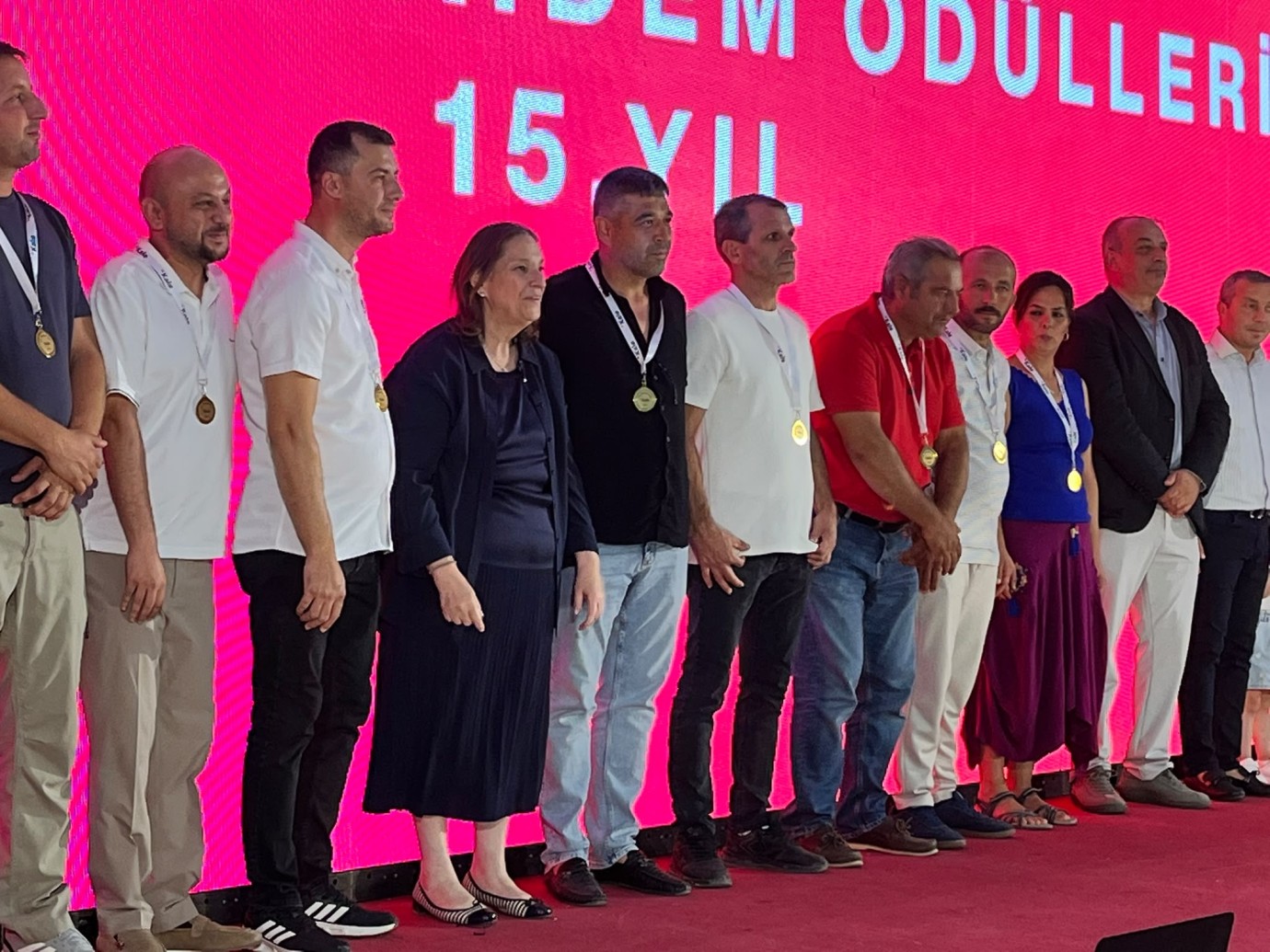 Alın teri kıdem ödülüyle taçlandı