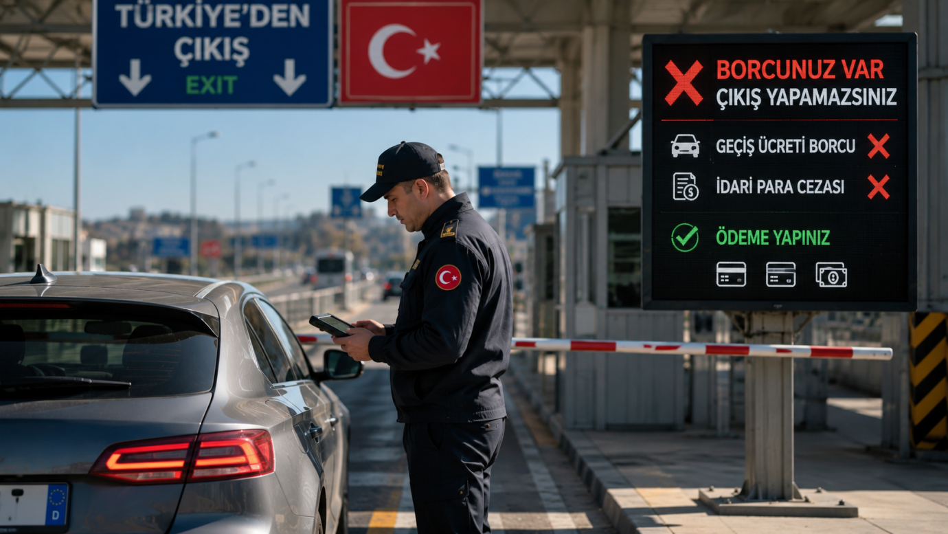 Borcunu ödemeden çıkış yok