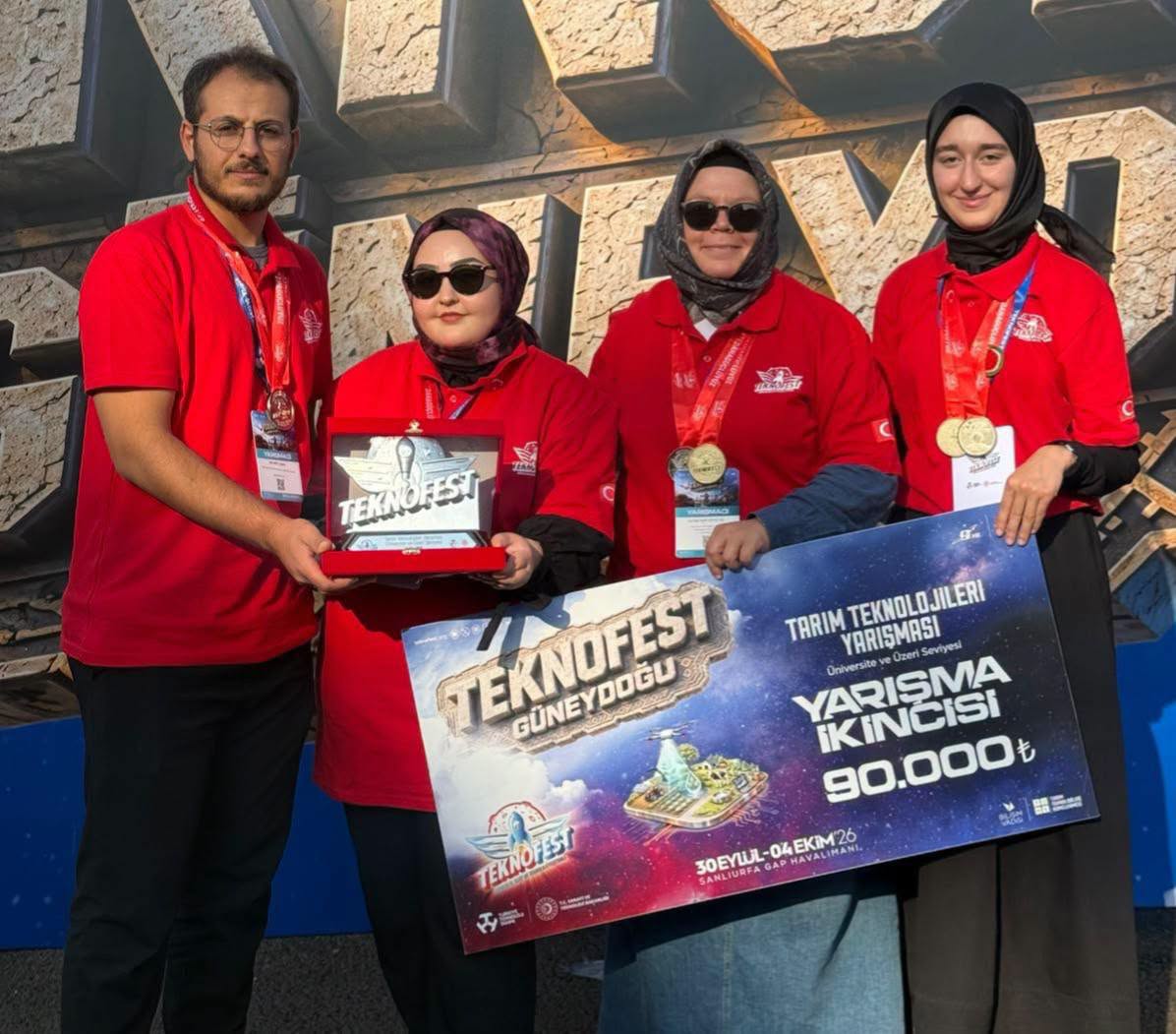 YOBÜ’den TEKNOFEST’te üçlü başarı
