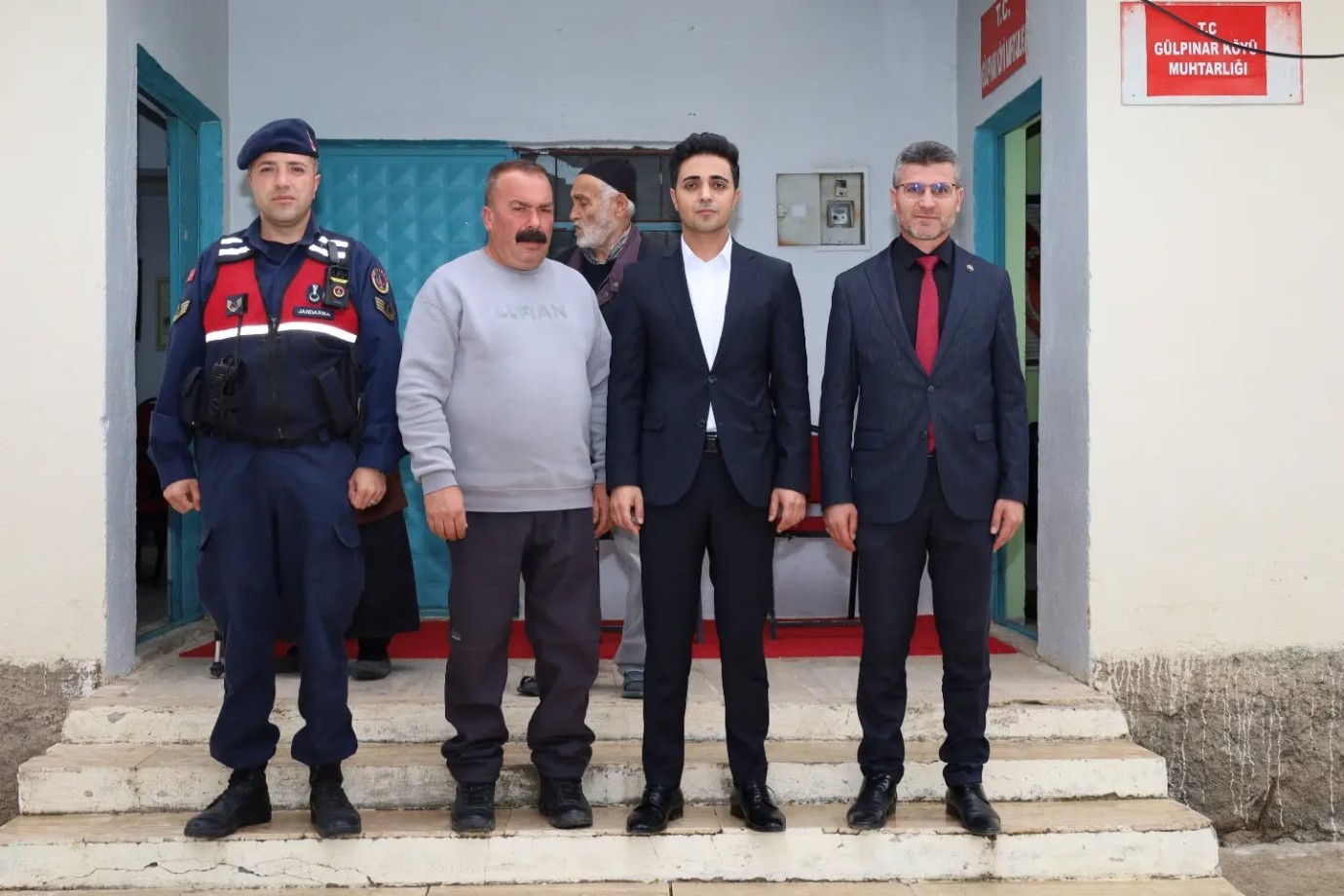 Kaymakam ve Başkandan köy ziyareti