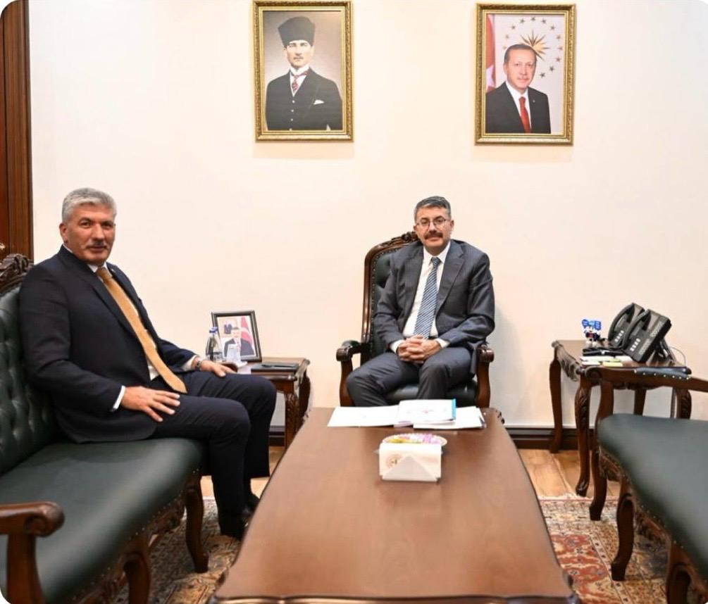 Başkan Elmalı’dan İçişleri Bakan Yardımcısı Çelik’e ziyaret