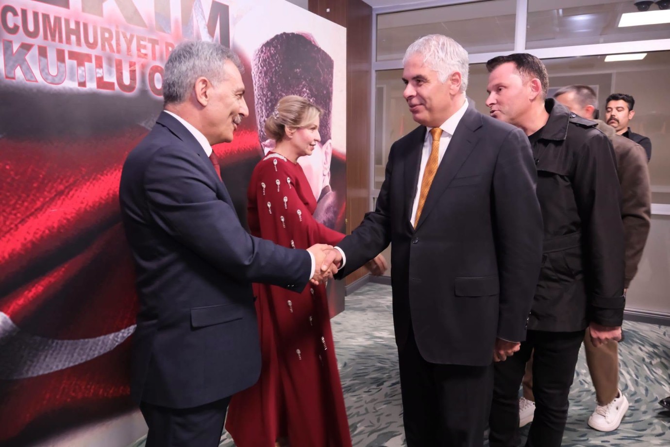 Cumhuriyet gururu resepsiyona yansıdı