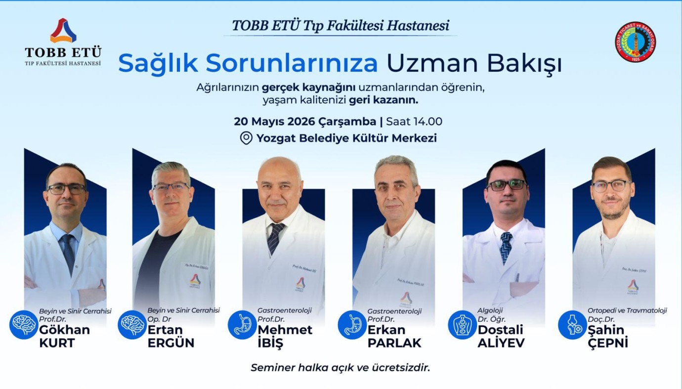 Uzman Doktorlar Yozgatlılarla Buluşacak