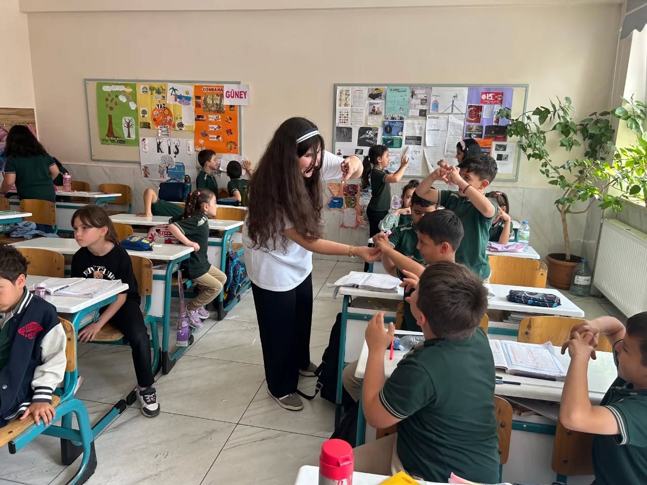 Gençlerden afet farkındalığı çalışması