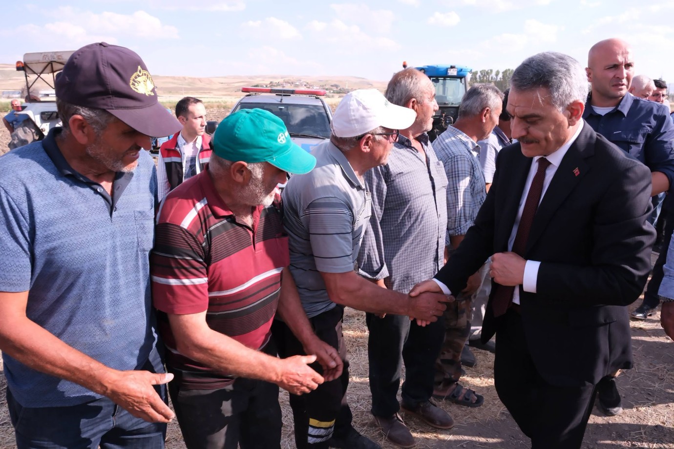 Bin 500 dekar arazi zarar gördü
