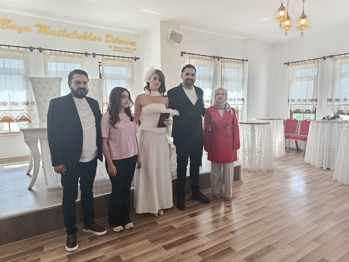 Tinel ve Altınkaynak ailelerinin mutlu günü