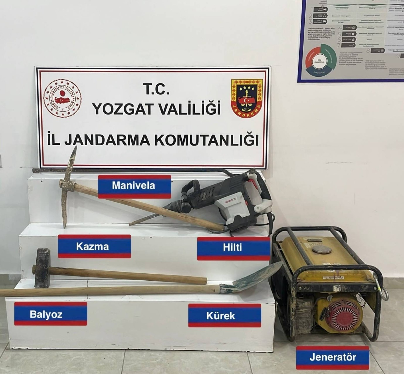 Kaçak kazı ihbarı jandarmayı harekete geçirdi