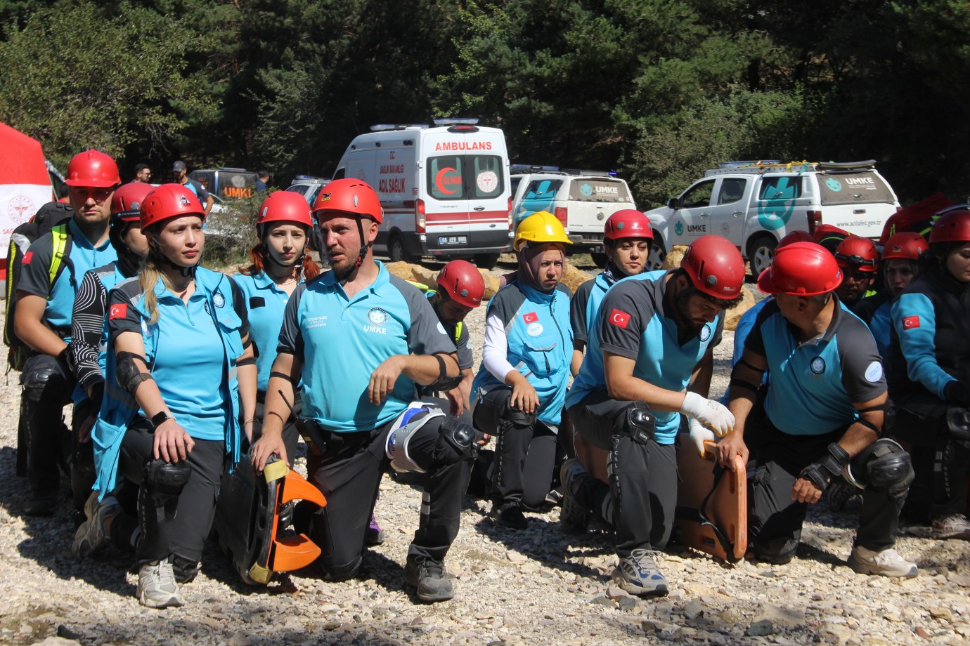 Gerçeği aratmayan sel tatbikatı