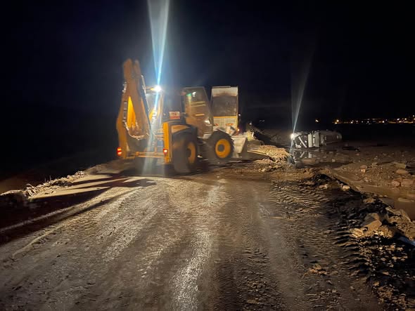 Ekipler hasar tespiti için sahada