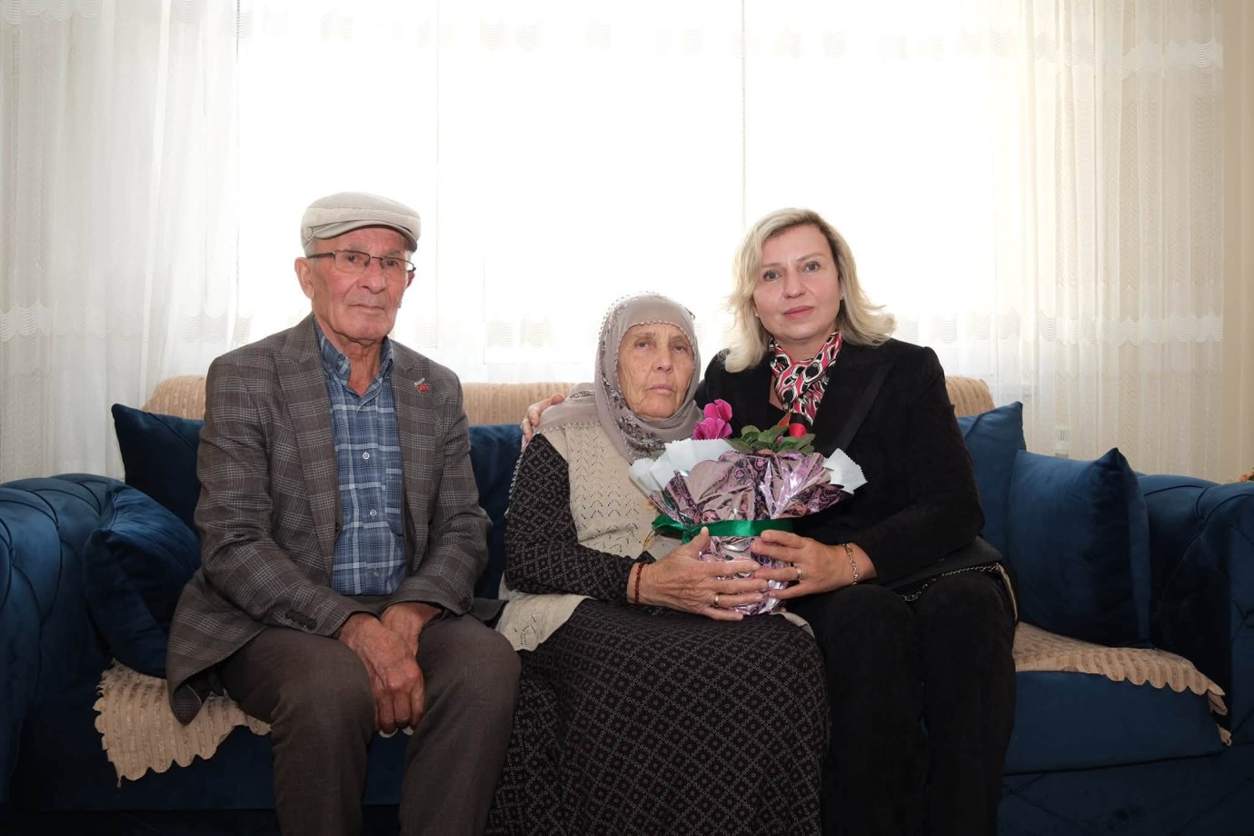 Özkan çiftinden vefa ziyareti