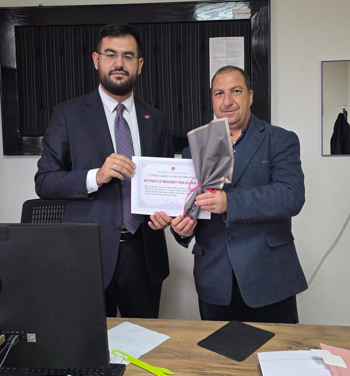 Din görevlilerine anlamlı ziyaret