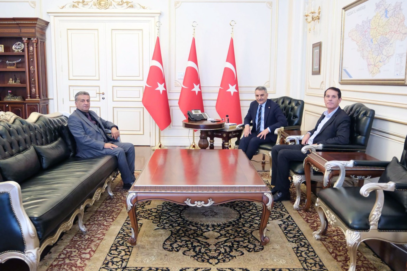 Metin ve Biçer’den Vali Özkan’a ziyaret
