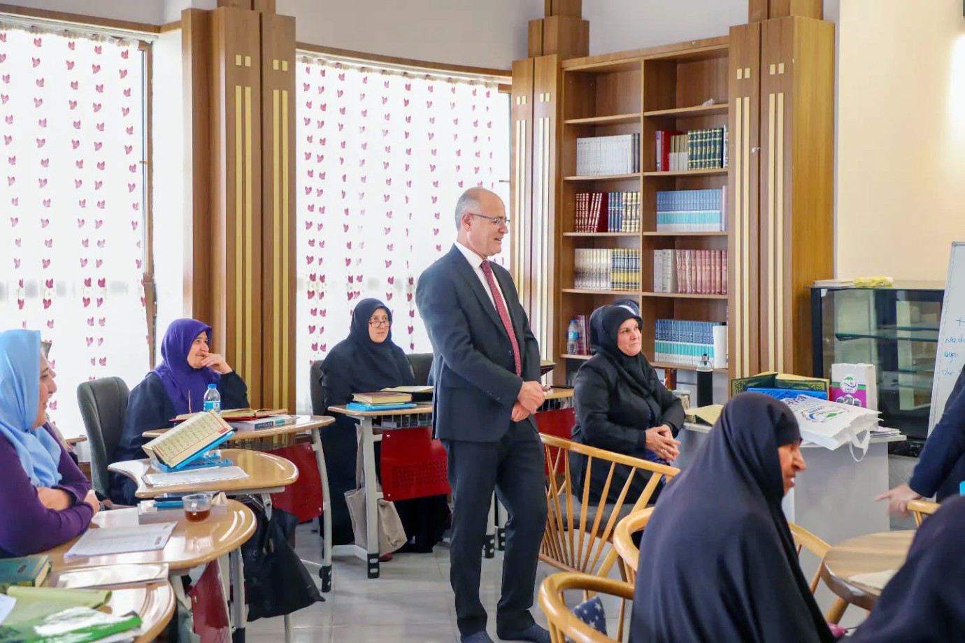 İnce’den kursiyerlere ziyaret