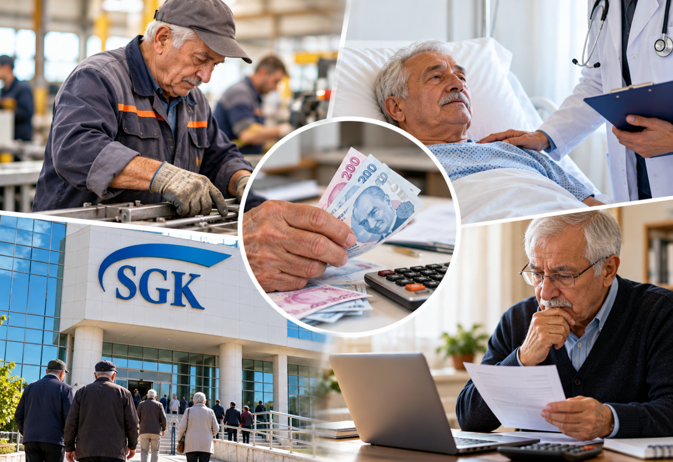 Emeklinin rapor parası sigorta statüsüne göre değişiyor