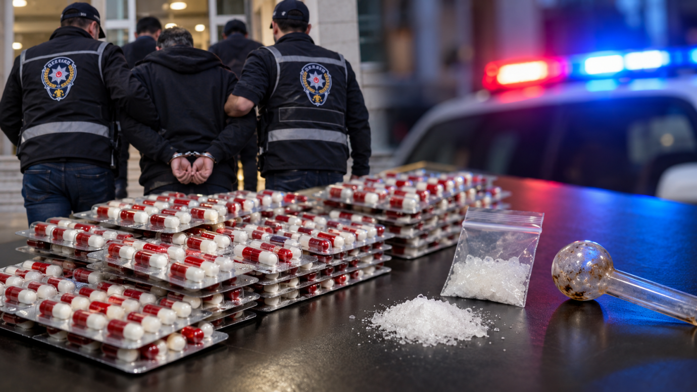 430 sentetik ecza ele geçirildi: 3 tutuklama