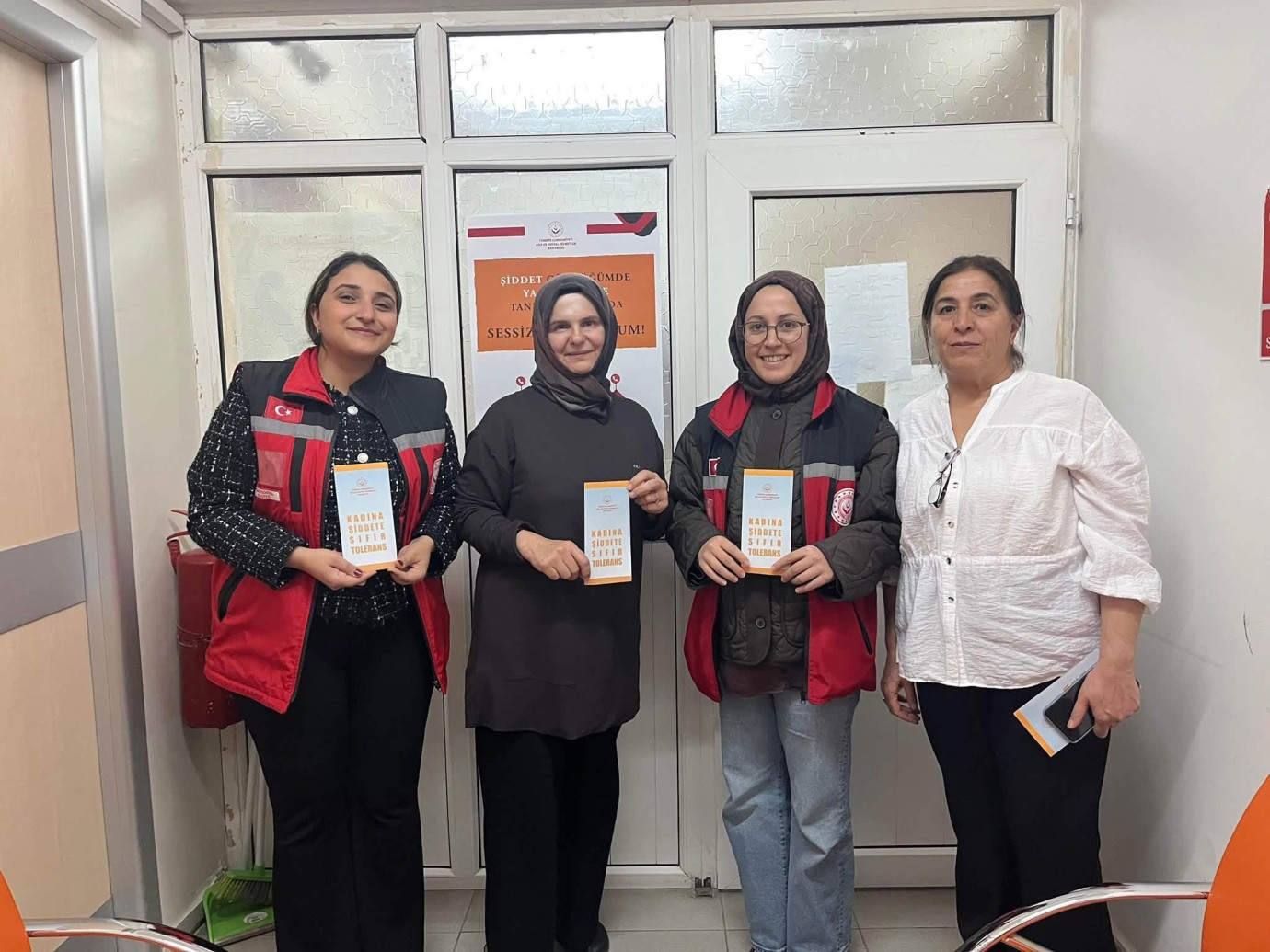 Kadınlara şiddetle mücadele desteği anlatıldı