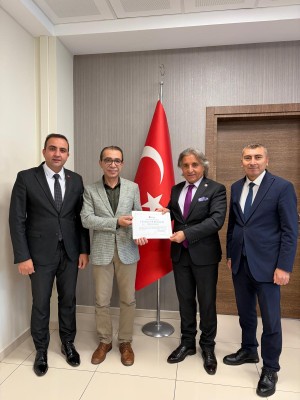 Vergi rekortmenine teşekkür belgesi