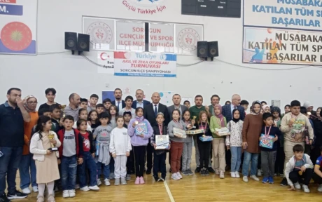 Yozgat’ta 213 öğrenci turnuvaya katıldı